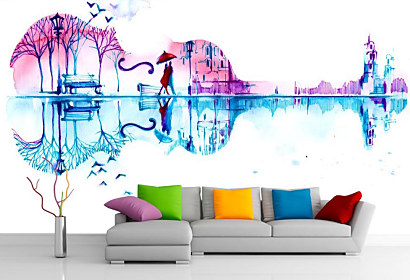 Fototapeta Music Romance